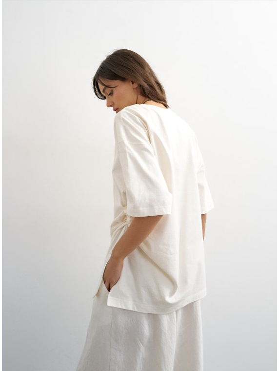 TSRIKKA OVERSIZED KNOT TEE JRS