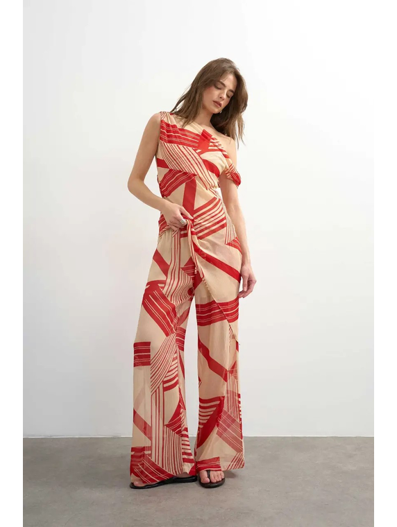 TSNOEL CHIFFON WIDE LEG TROUSERS WVN