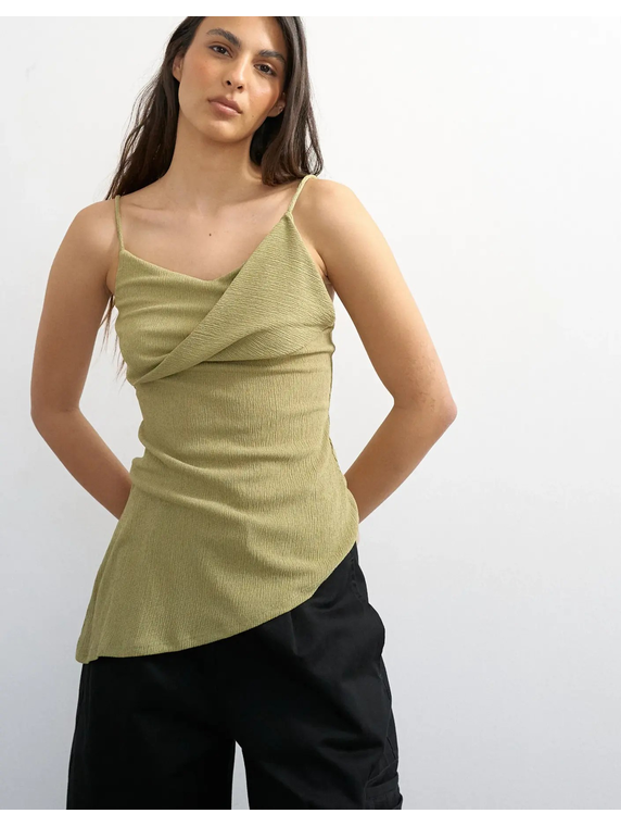 TSCLARA CRINKLE CAMI TOP JRS