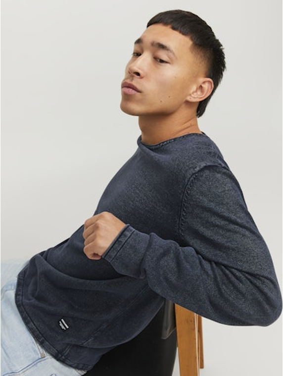 JJELEO KNIT CREW NECK NOOS