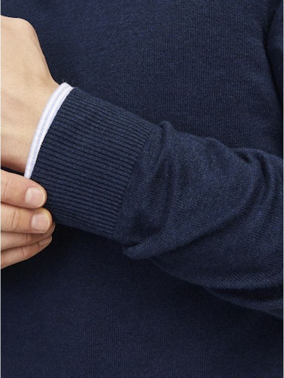 JJEEMIL KNIT HALF ZIP NOOS