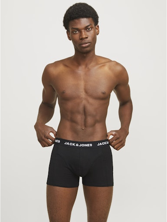 JACANTHONY TRUNKS 3 PACK BLACK