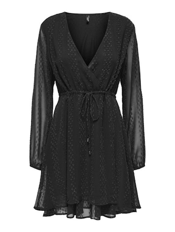 ONLVIANI L/S V-NECK SHORT DRESS EX PTM