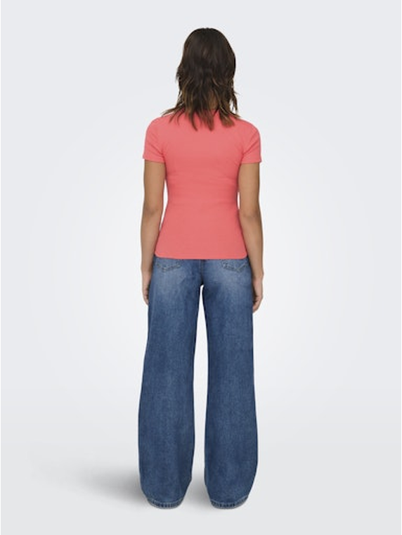 ONLEASY S/S O-NECK TOP BOX JRS