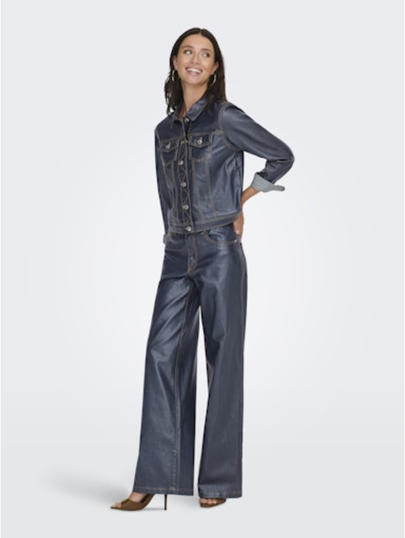 ONLHOPE-CITA MW WIDE COATED PANT CC PNT