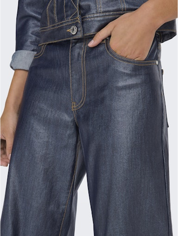 ONLHOPE-CITA MW WIDE COATED PANT CC PNT