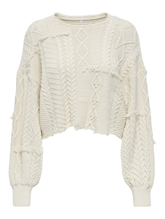 ONLDALIA LIFE LS FRINGE PULL KNT