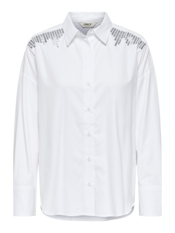 ONLOREGON LEANA LIFE LS EMBELI SHIRT WVN