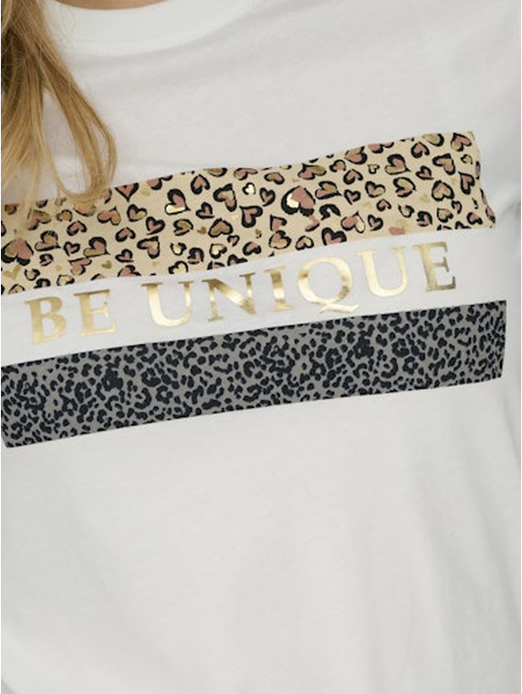 ONLTANYA LIFE REG S/S LEO PRINT TOP JRS