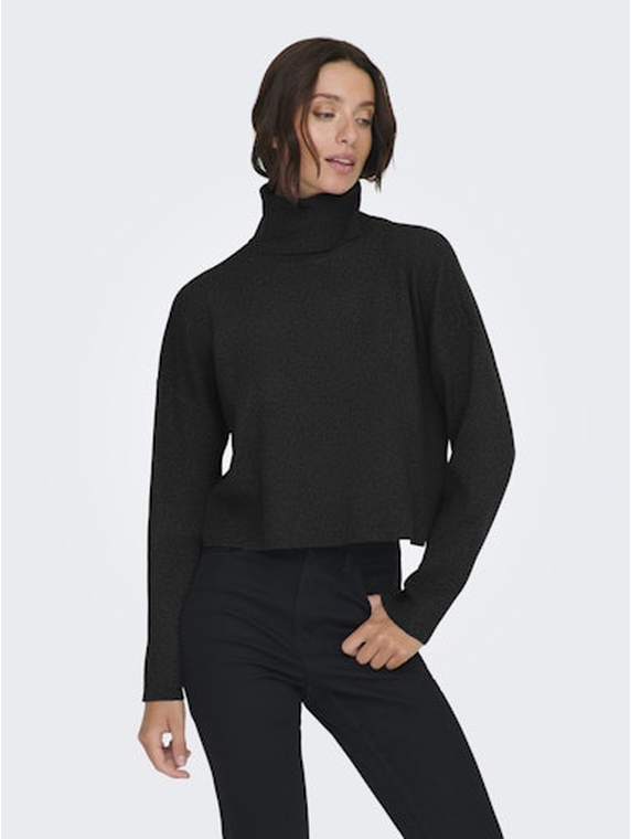 ONLAMA LIFE LS RIB ROLLNECK CC KNT