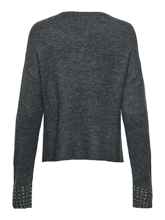 ONLOHIO LS O-NECK BLING PULLOVER KNT