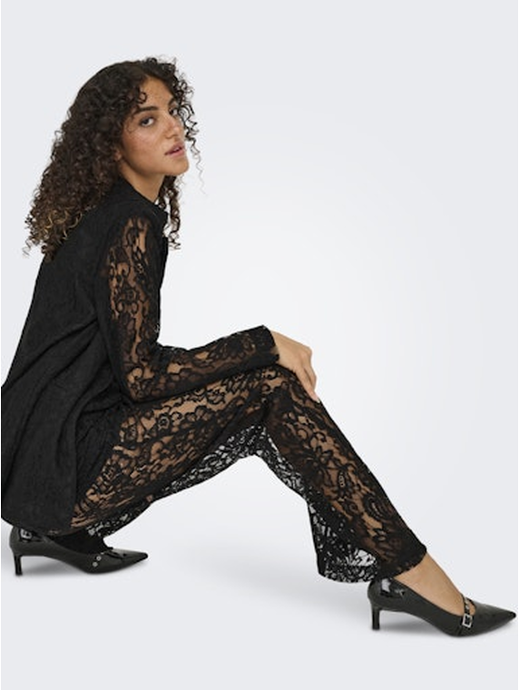 ONLEMIA KARO MW LACE STR PANT WVN