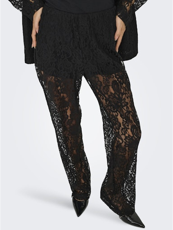 ONLEMIA KARO MW LACE STR PANT WVN
