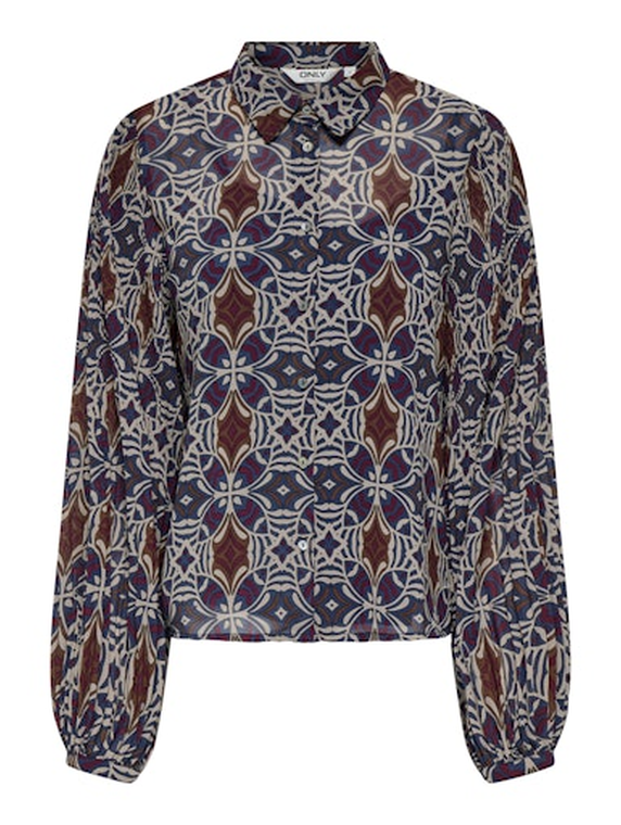 ONLSTAR LIFE L/S PLISSE SHIRT WVN