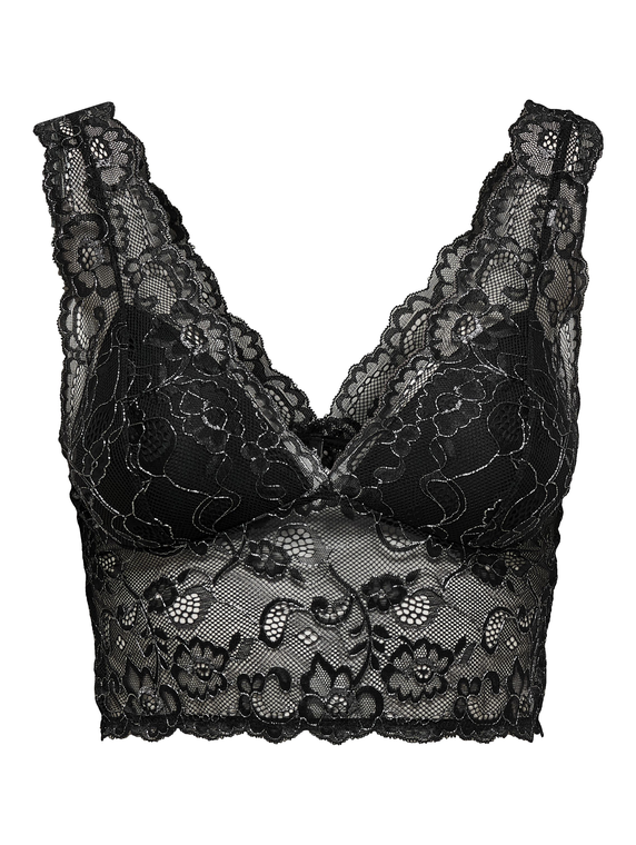 ONLCHLOE LACE GLITTER BRA ACC