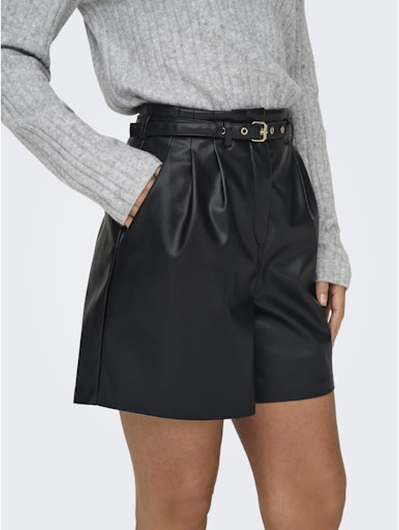 ONLHEIDI FAUX LEATHER SHORTS OTW NOOS