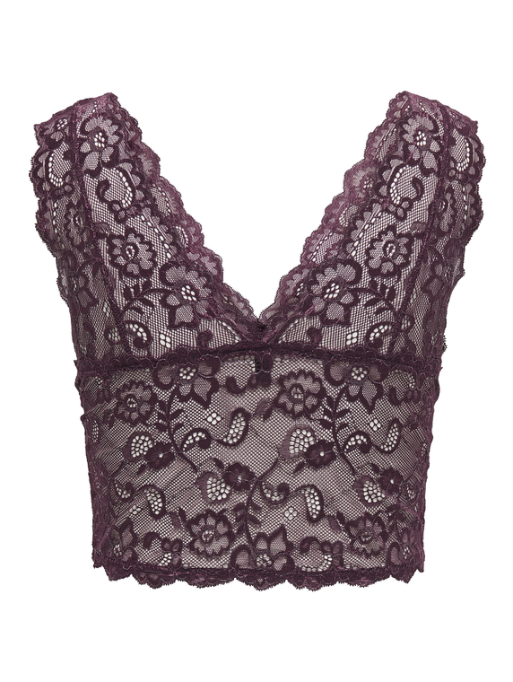 ONLCHLOE LACE GLITTER BRA ACC