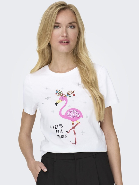 ONLYRSA LIFE CHRISTMAS S/S TOP BOX JRS