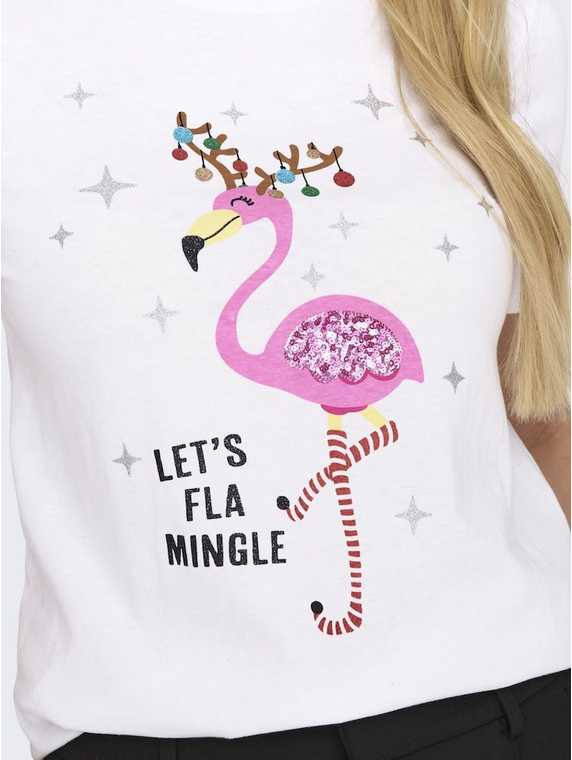 ONLYRSA LIFE CHRISTMAS S/S TOP BOX JRS