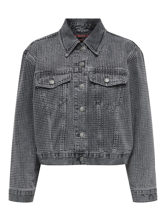 ONLHUDSON LS DECO DNM JACKET RED CRO