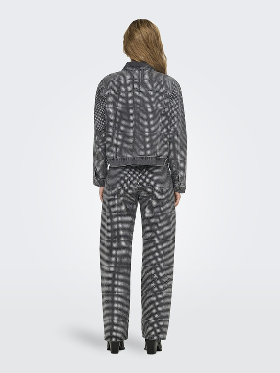 ONLHUDSON LS DECO DNM JACKET RED CRO