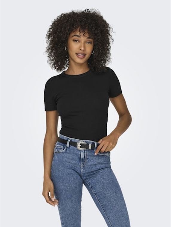 ONLEASY S/S O-NECK TOP BOX JRS