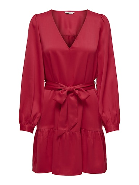 ONLNEW ALENA LIFE L/S SHORT DRESS WVN