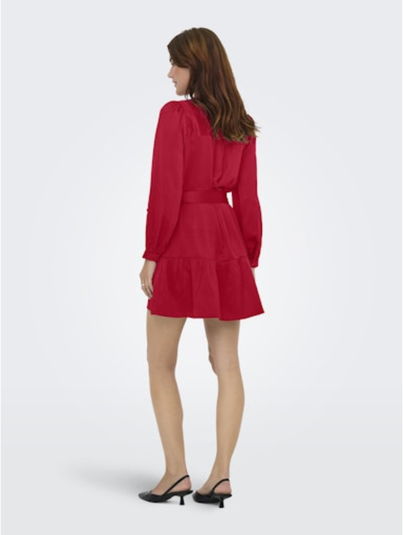 ONLNEW ALENA LIFE L/S SHORT DRESS WVN