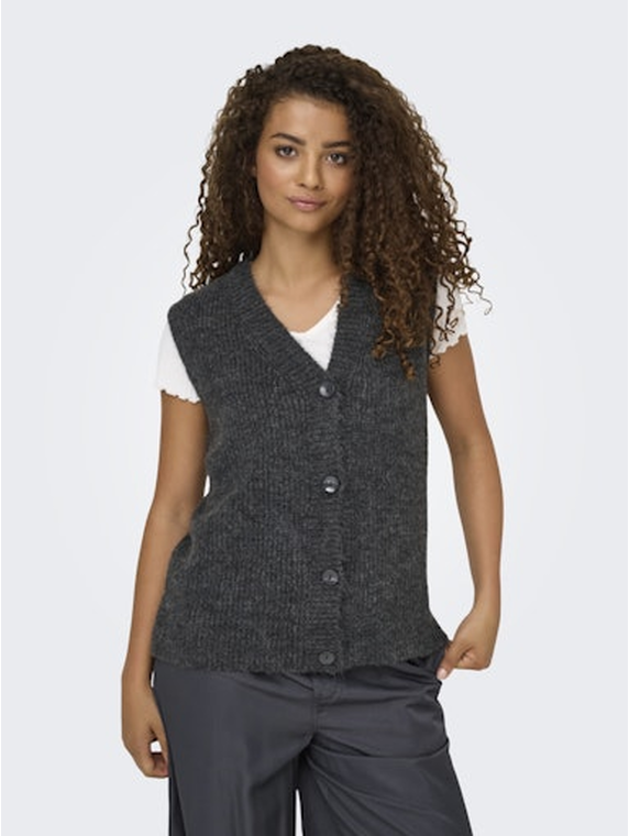 ONLJANE SL V-NECK BUTTON VEST KNT
