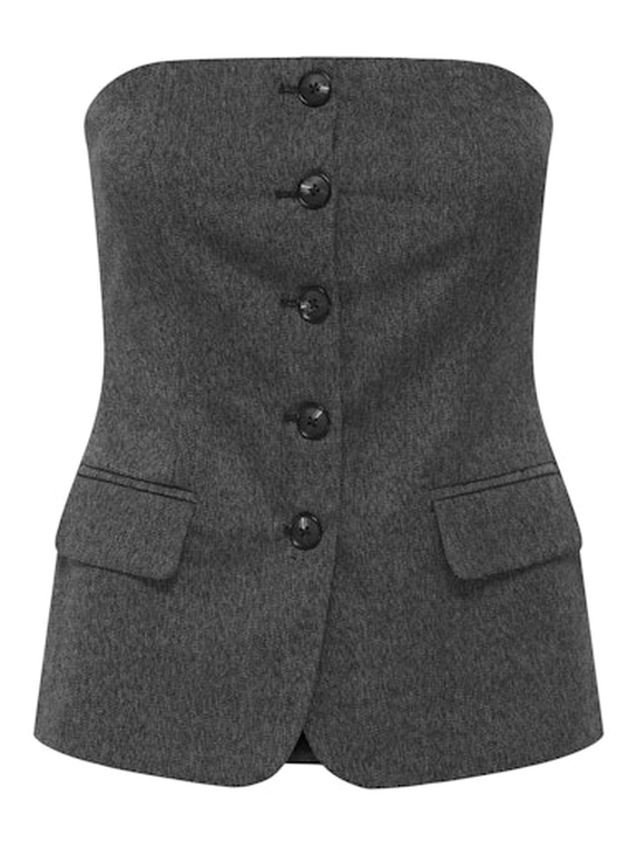 ONLMARNIE S/L BUT TUBE WAISTCOAT TLR