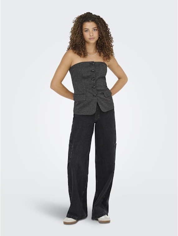 ONLMARNIE S/L BUT TUBE WAISTCOAT TLR