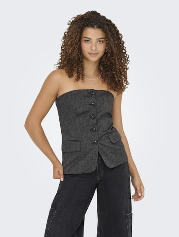 ONLMARNIE S/L BUT TUBE WAISTCOAT TLR