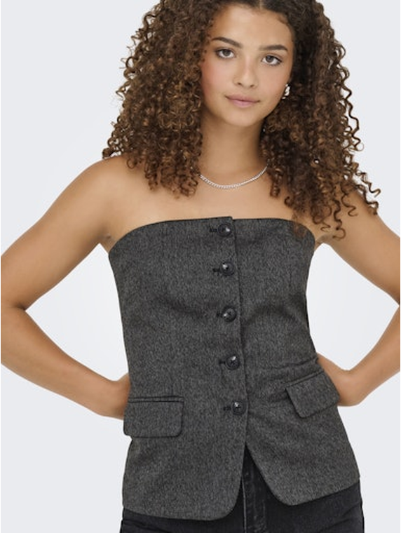 ONLMARNIE S/L BUT TUBE WAISTCOAT TLR