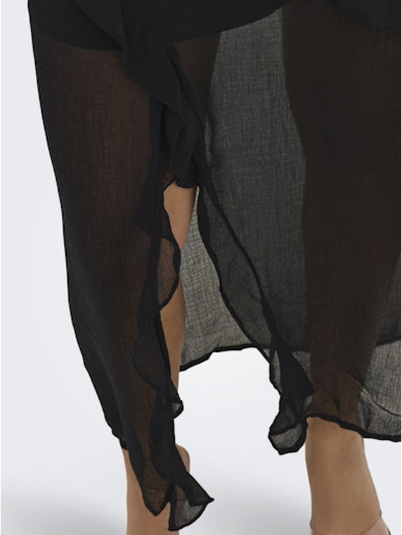 ONLSINE LIFE STRAP FRILL LONG DRESS WVN