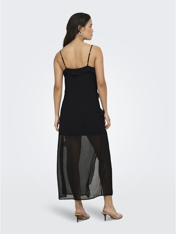 ONLSINE LIFE STRAP FRILL LONG DRESS WVN
