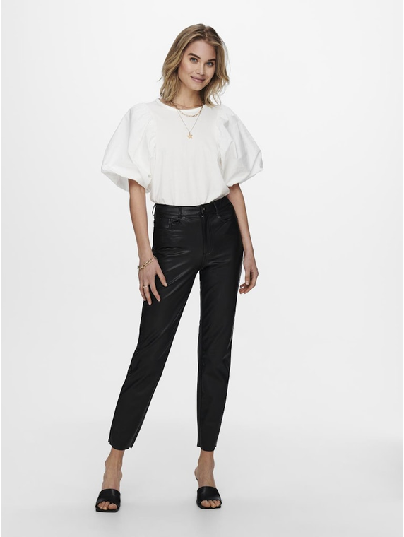 ONLEMILY HW ST ANK FAUX LEATHER PNT NOOS