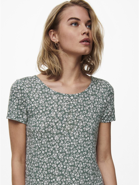 ONLBERA BACK LACE UP S/S DRESS JRS NOOS