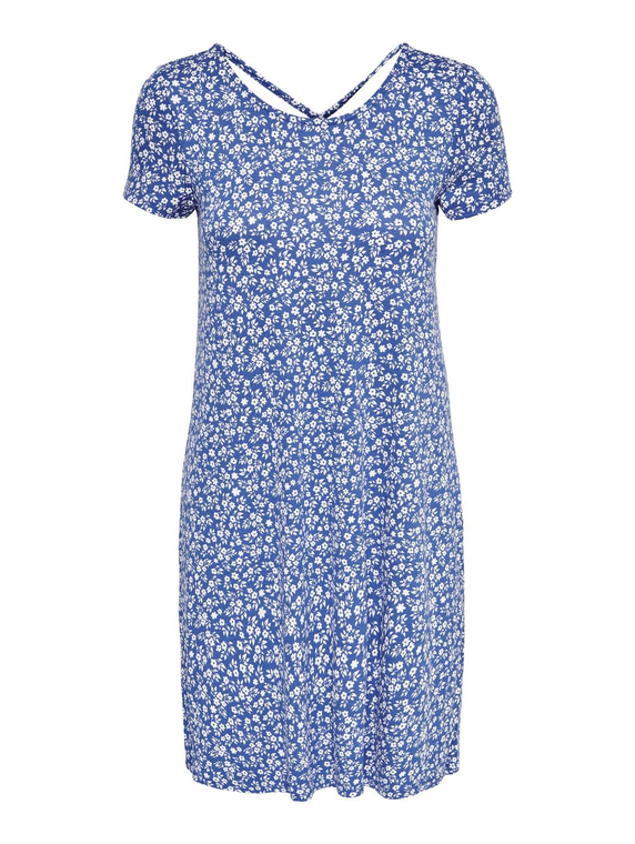 ONLBERA BACK LACE UP S/S DRESS JRS NOOS