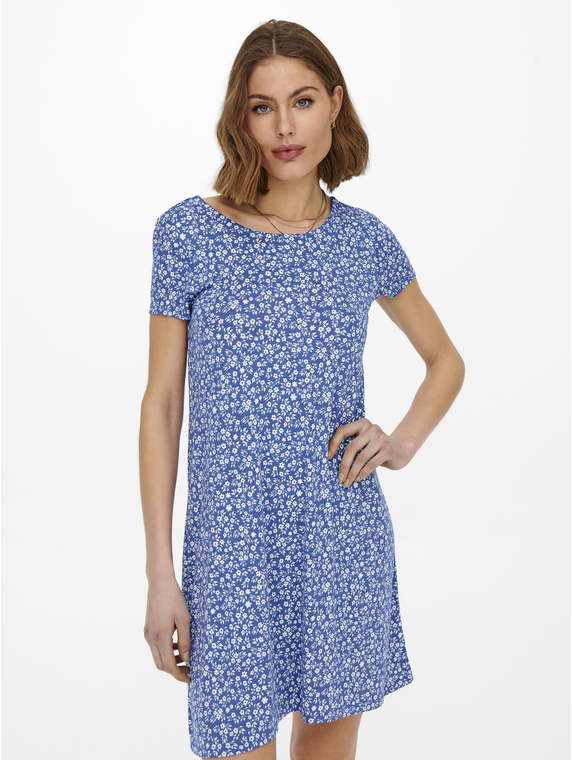 ONLBERA BACK LACE UP S/S DRESS JRS NOOS