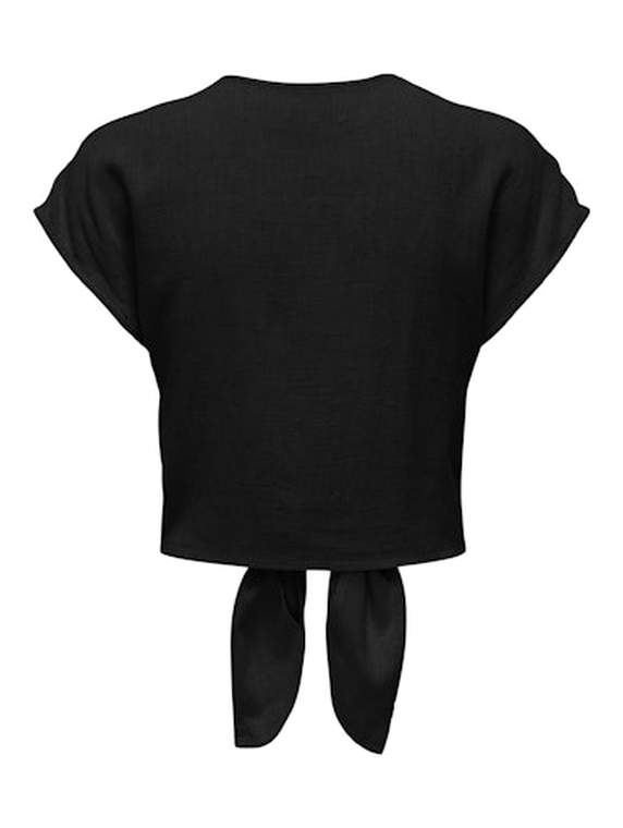 ONLSIESTA SS KNOT LIN BL SHIRT PNT NOOS