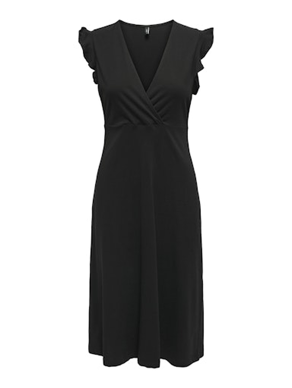 ONLMAY LIFE S/L WRAP MIDI DRESS JRS