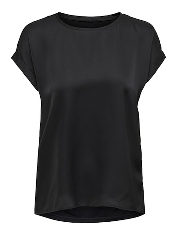 ONLLIEKE S/S SATIN MIX TOP WVN NOOS