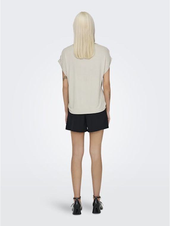 ONLLIEKE S/S SATIN MIX TOP WVN NOOS