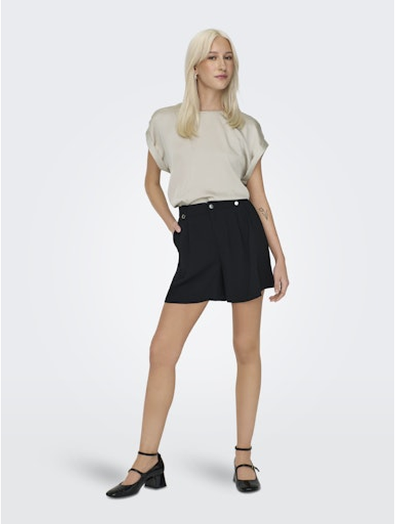 ONLLIEKE S/S SATIN MIX TOP WVN NOOS