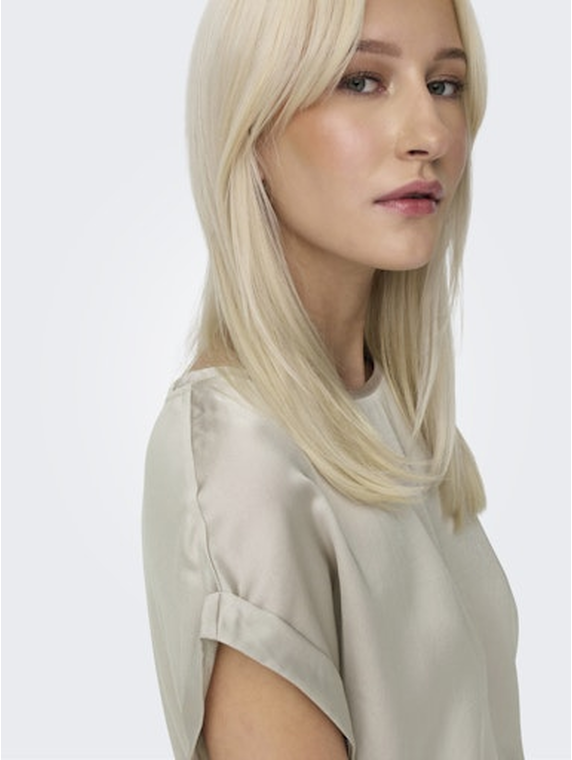 ONLLIEKE S/S SATIN MIX TOP WVN NOOS