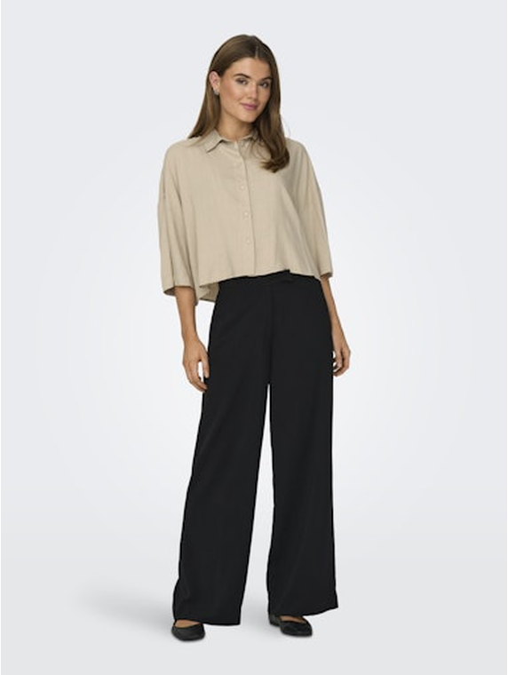 ONLASTRID LIFE 2/4 CROP SHIRT WVN NOOS