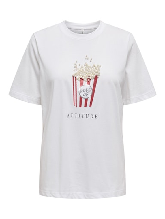 ONLBURST LIFE S/S POPCORN TOP BOX JRS