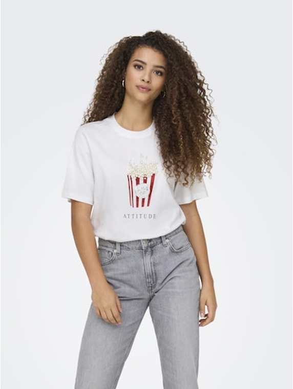 ONLBURST LIFE S/S POPCORN TOP BOX JRS