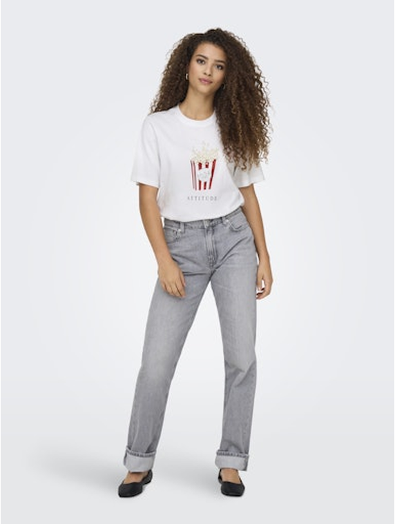 ONLBURST LIFE S/S POPCORN TOP BOX JRS