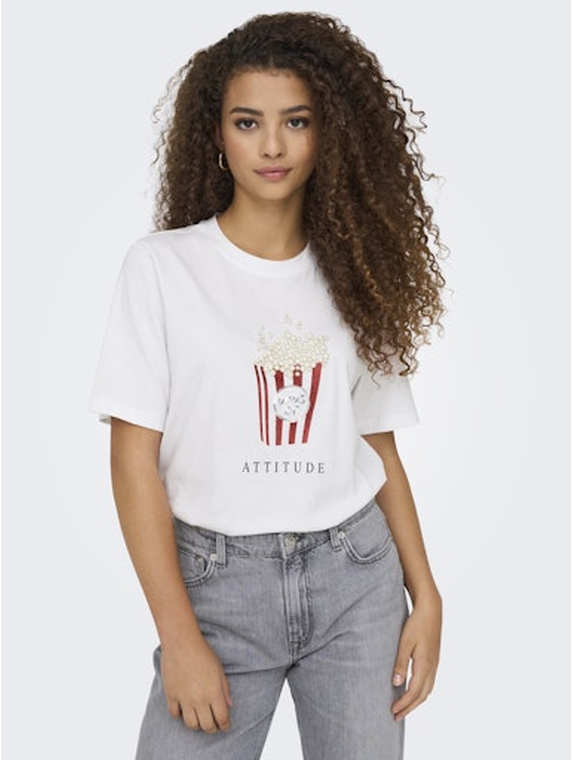 ONLBURST LIFE S/S POPCORN TOP BOX JRS